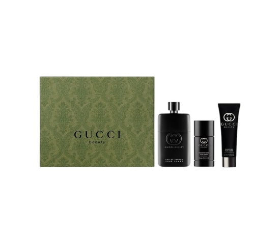 Giftset Gucci Guilty Pour Homme EDT 90ml, Deodorant 75ml & Shower Gel 50ml