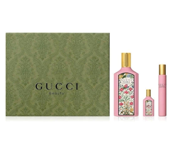 Set Nước Hoa Nữ Gucci Flora Gorgeous Gardenia Gift 3 Món
