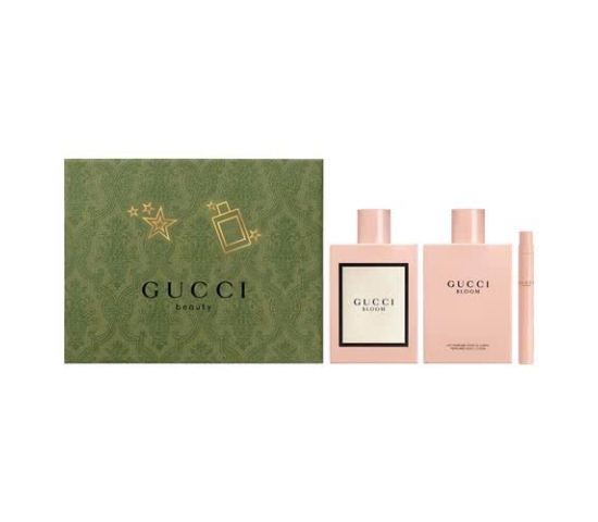 Set Nước Hoa Nữ Gucci Bloom 3pcs ( EDP 100ml + 7.4ml & Lotion Dưỡng Da 100ml