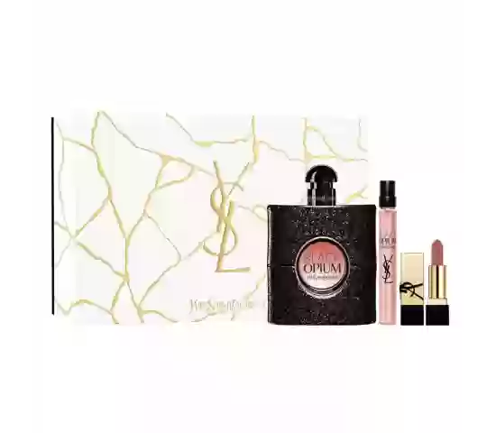 GilfSet Nước Hoa Nữ YSL Yves Saint Laurent Black Opium EDP Gift Set 3 Món