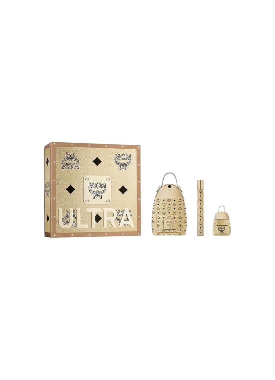 MCM Ultra Eau de Parfum Gift Set - 1 MCM Ultra Eau de Parfum - 1 travel spray -1 miniatur