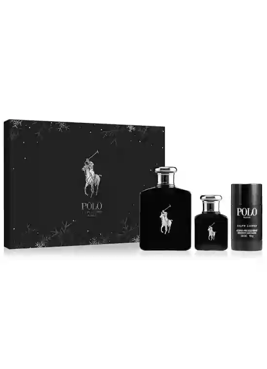 Gilf Set POLO BLACK EDT 125ML + 40ML + SÁP 75G
