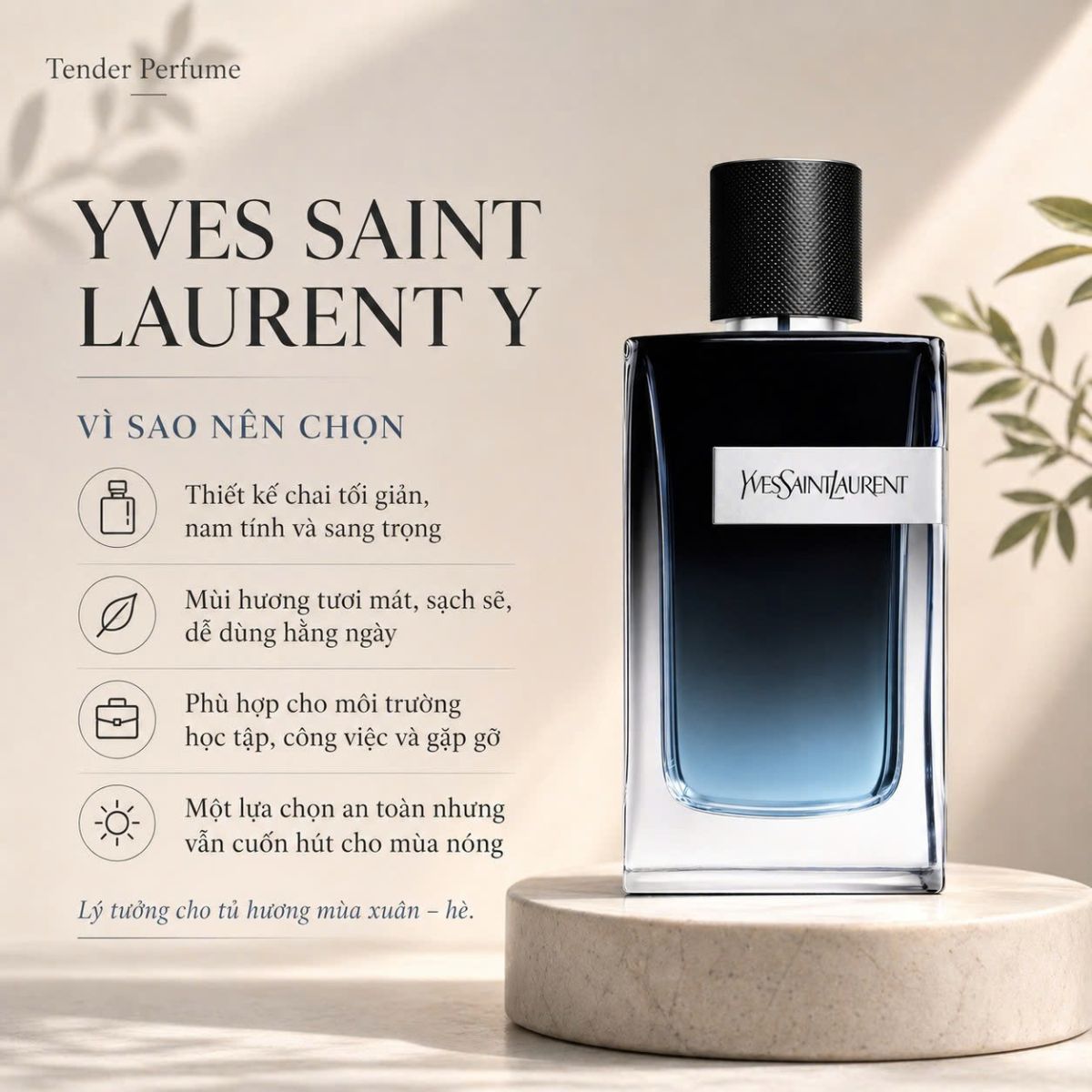 Nước Hoa Nam Thơm Lâu Đi Làm, YSL Y Eau de Parfum