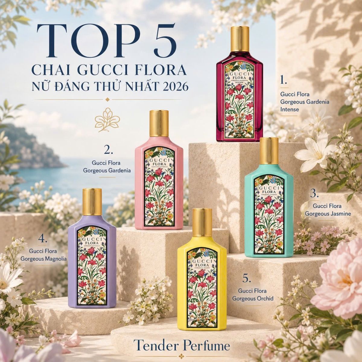 Top 5 Chai Gucci Flora Nữ Đáng Thử Nhất