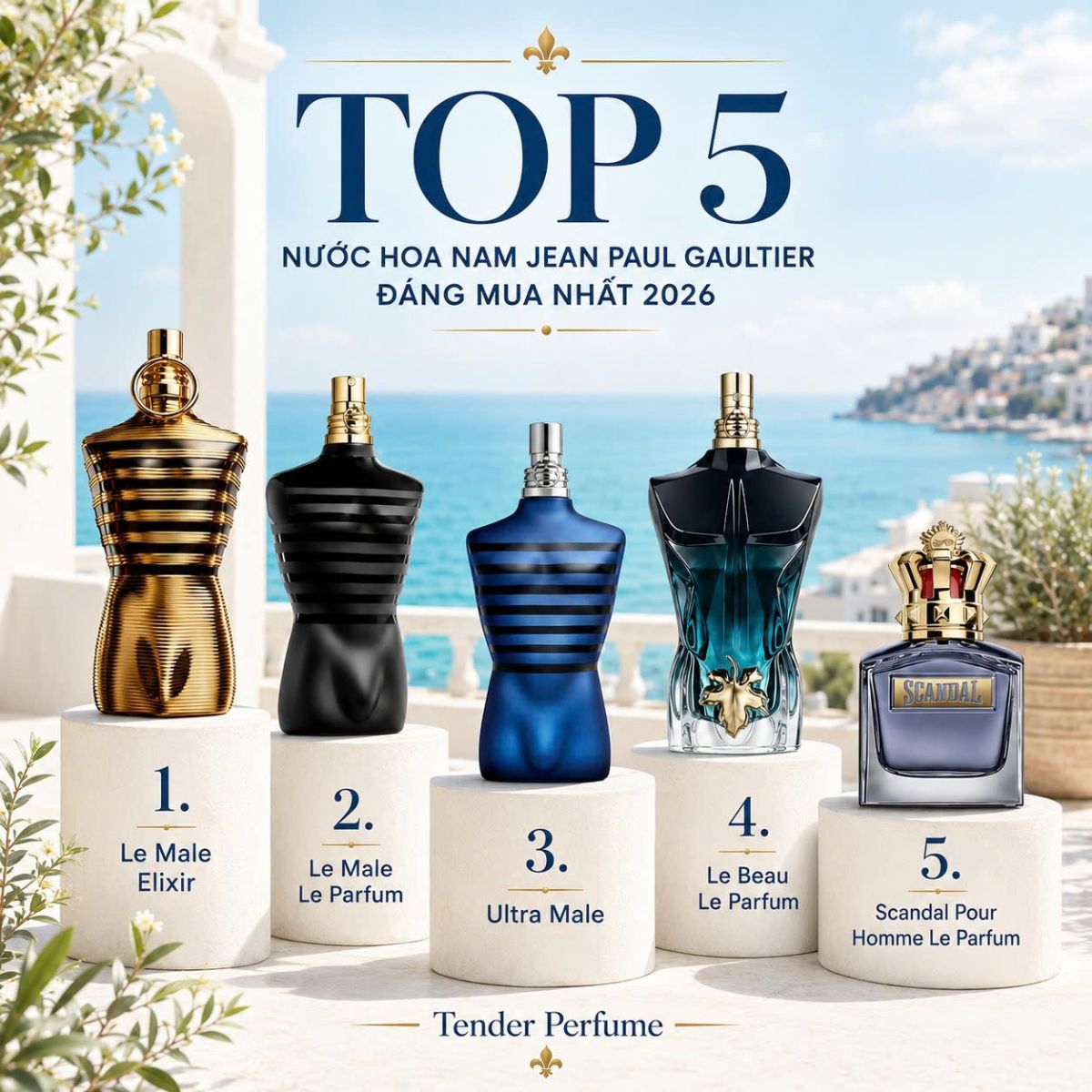TOP 5 NƯỚC HOA NAM JEAN PAUL GAULTIER