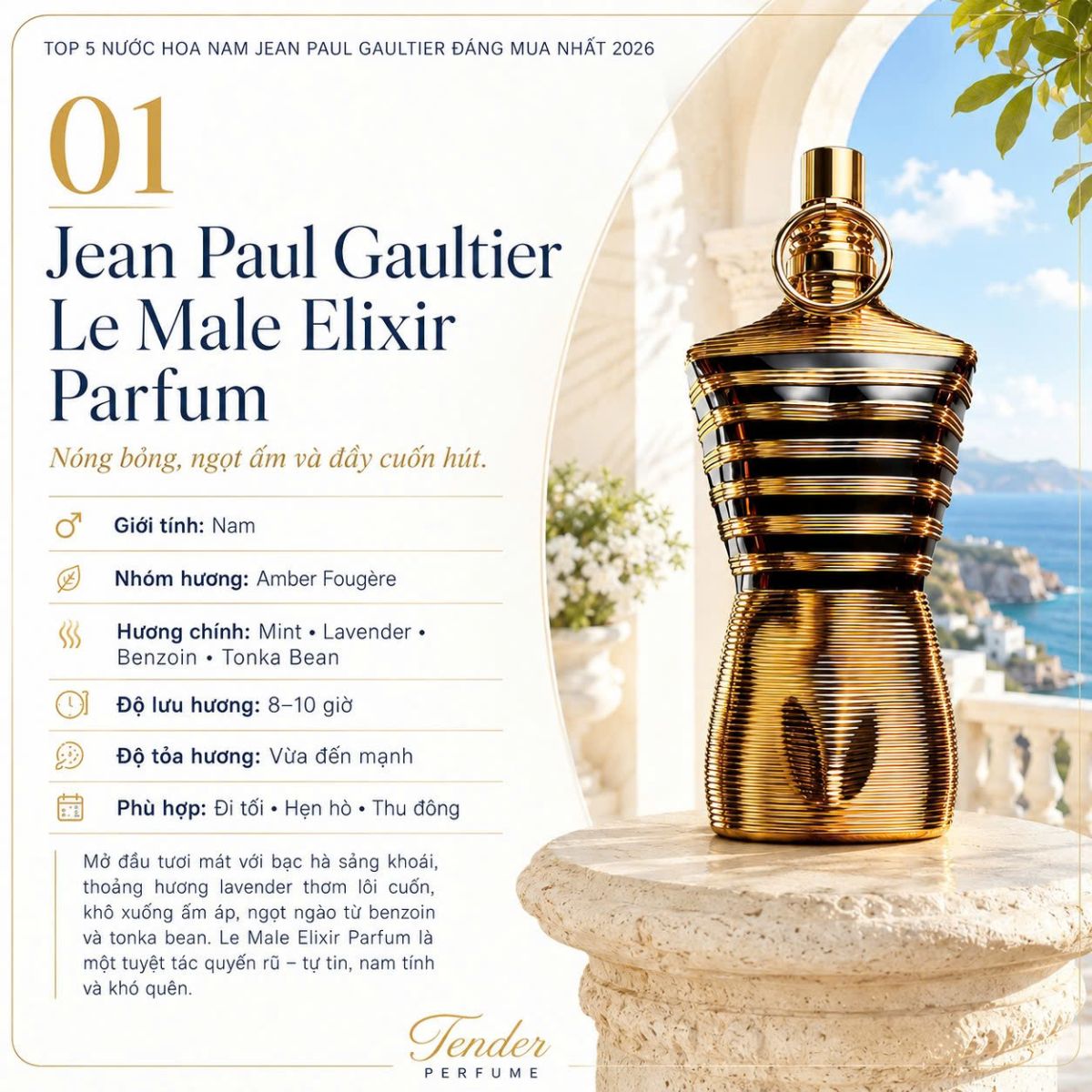 Jean Paul Gaultier Le Male Elixir Parfum